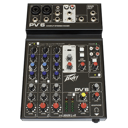 Mixer de 6 canales Peavey PV6