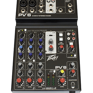 Mixer de 6 canales Peavey PV6