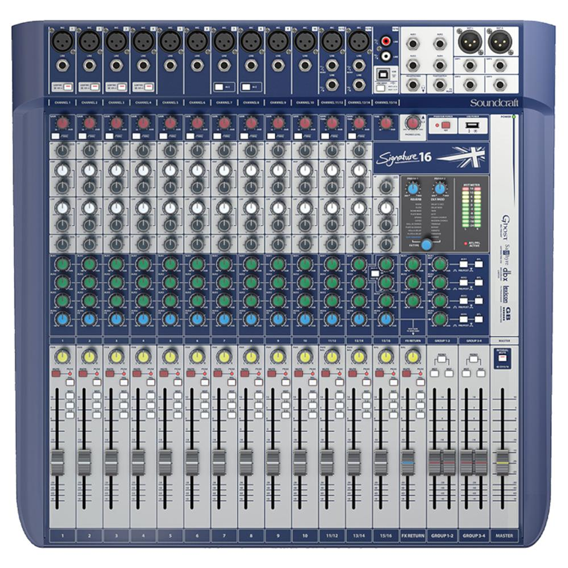 Mixer analogo 16 canales Soundcraft Signature 16 1