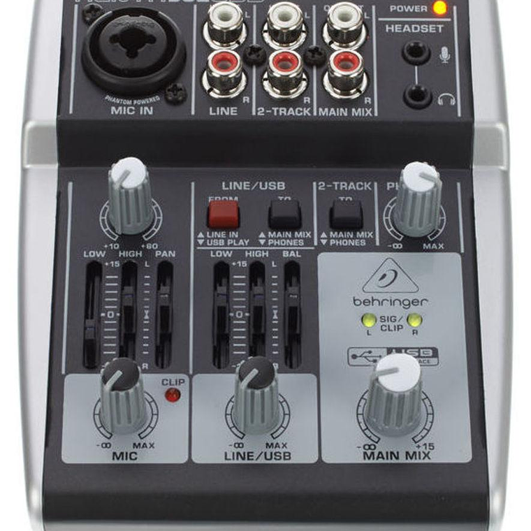 Mixer analogo 3 canales Behringer XENYX X302USB 2