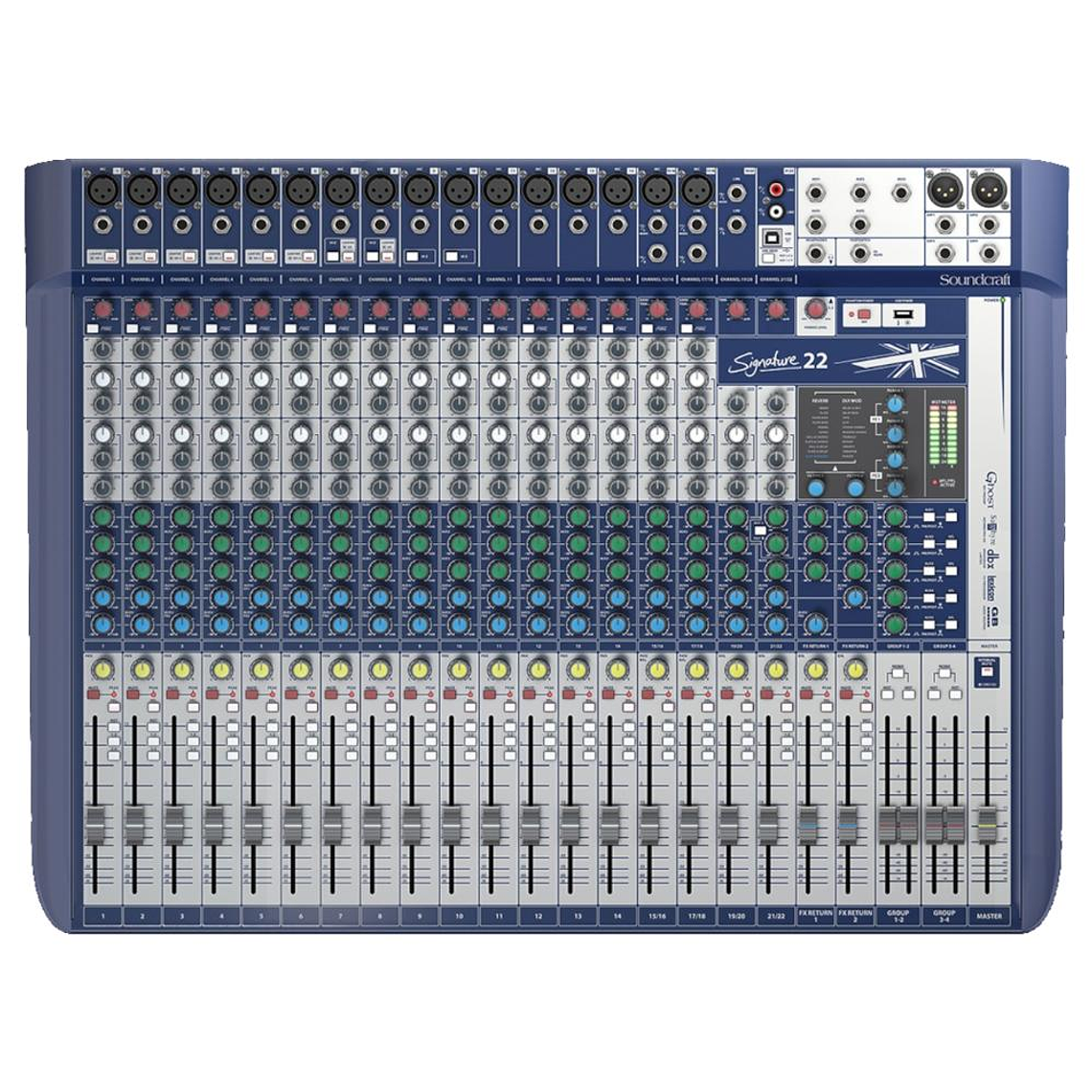 Mixer analogo 22 canales Soundcraft Signature 22 1