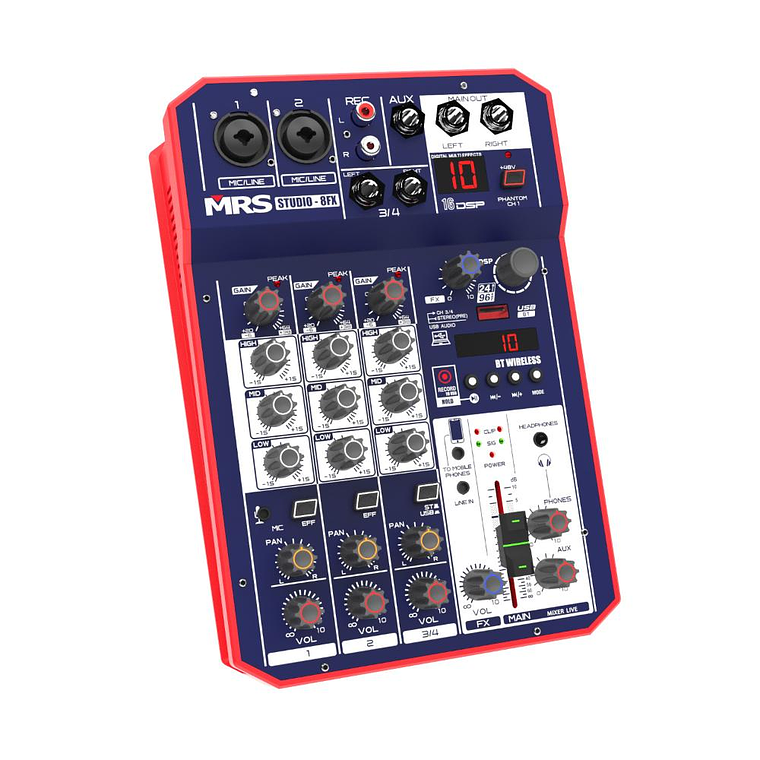 Mixer analogo 8 canales MRS STUDIO 8FX 1