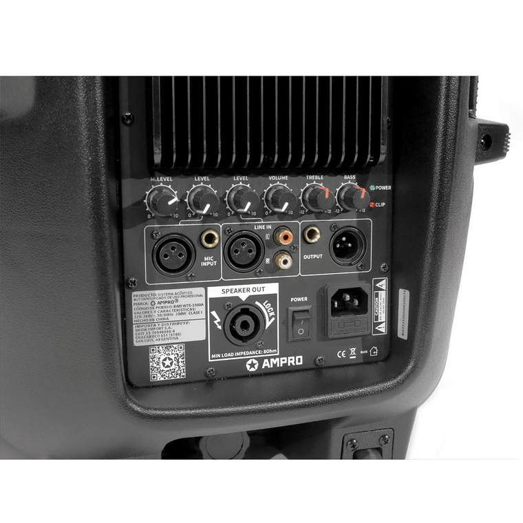 Caja Activa 15 pulgadas Tecshow BAM WTS-1500A 5