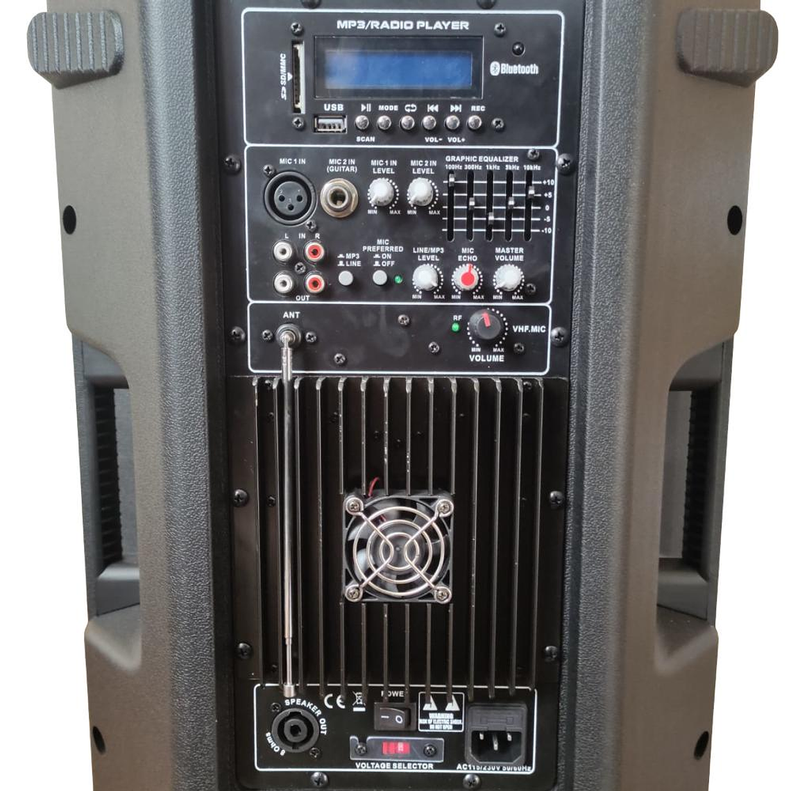 Caja Activa 15 pulg Bluetooth CarverPro CVA-615 3