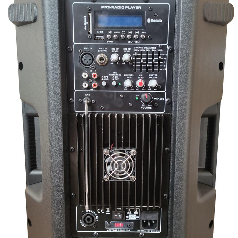 Caja Activa 15 pulg Bluetooth CarverPro CVA-615 3