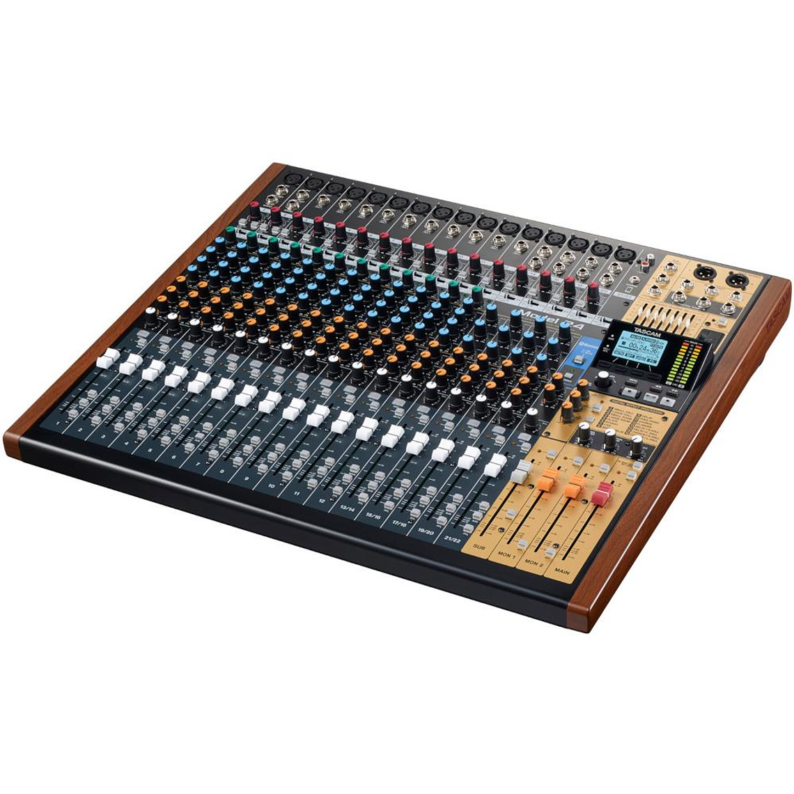 Mixer multipista con grabador e interfaz USB Tascam Model 24 3