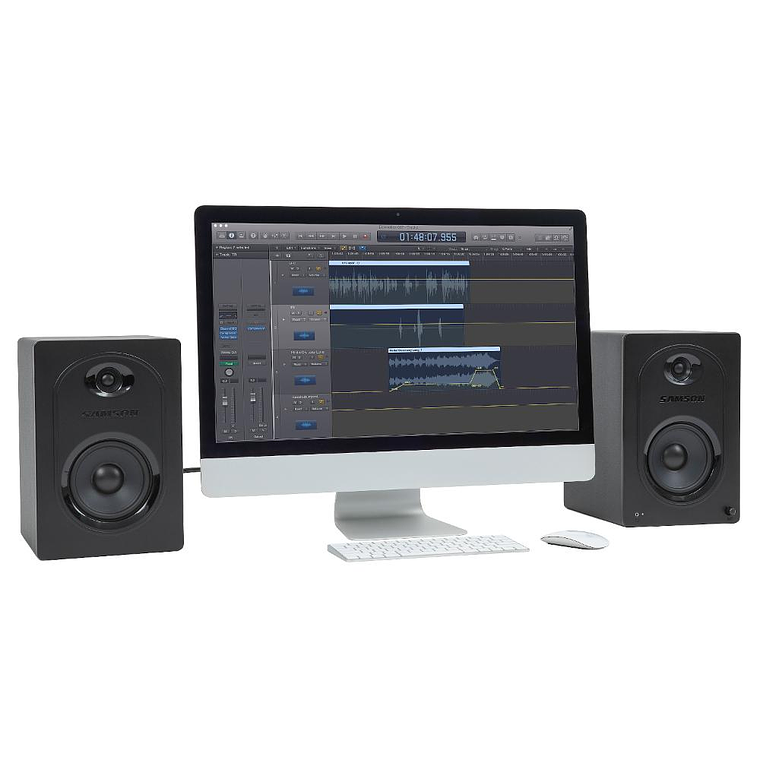 Monitor Estudio Activo Samson MediaOne M50 (par) 4