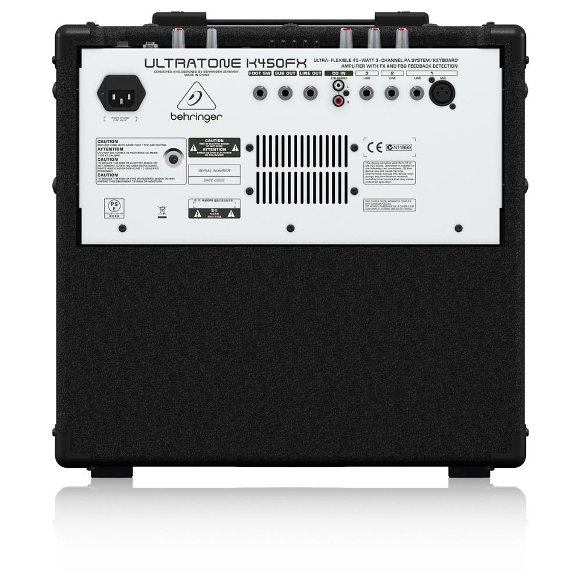 Amplificador de teclado Behringer Ultratone K450FX 2