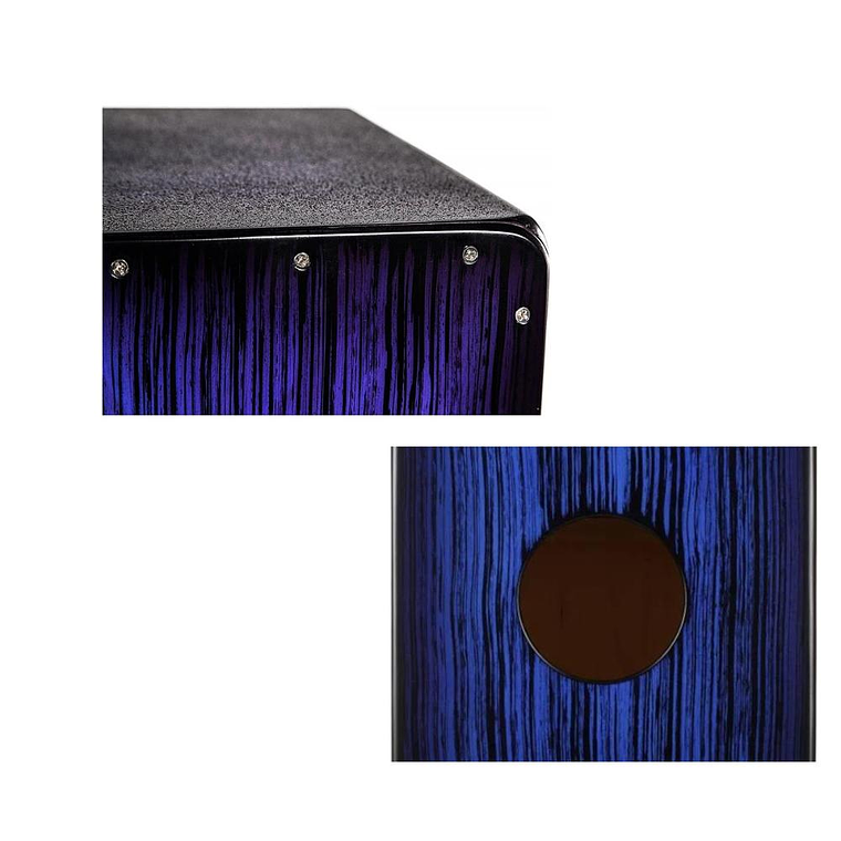 Cajon Peruano LP Aspire Accent Blue Burst Streak 2