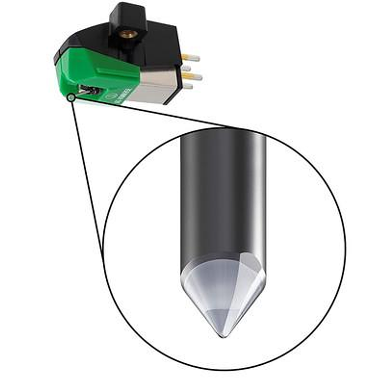 Capsula Tornamesa aguja eliptica Audiotechnica AT-VM95E 2