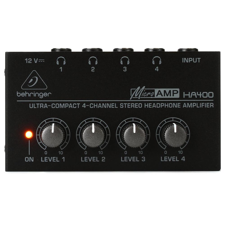 Amplificador de Audifonos Behringer MicroAMP HA400 1