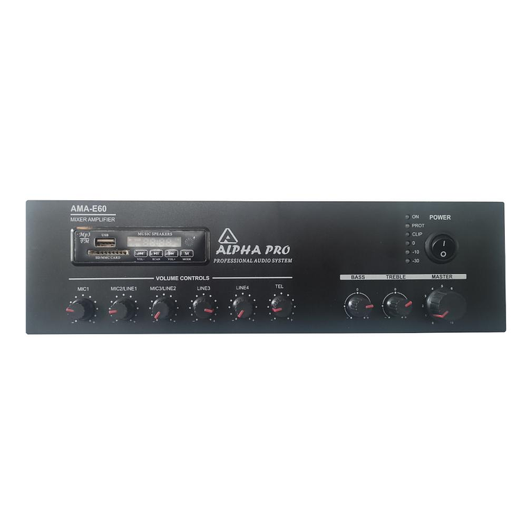 Amplificador de Linea Alpha Pro AMA-E60 1