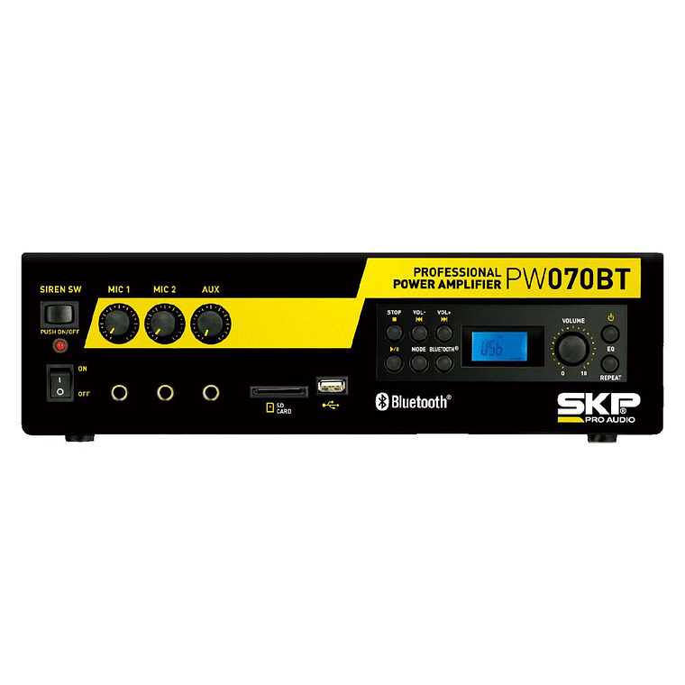 Amplificador para perifoneo SKP PW-070BT 1