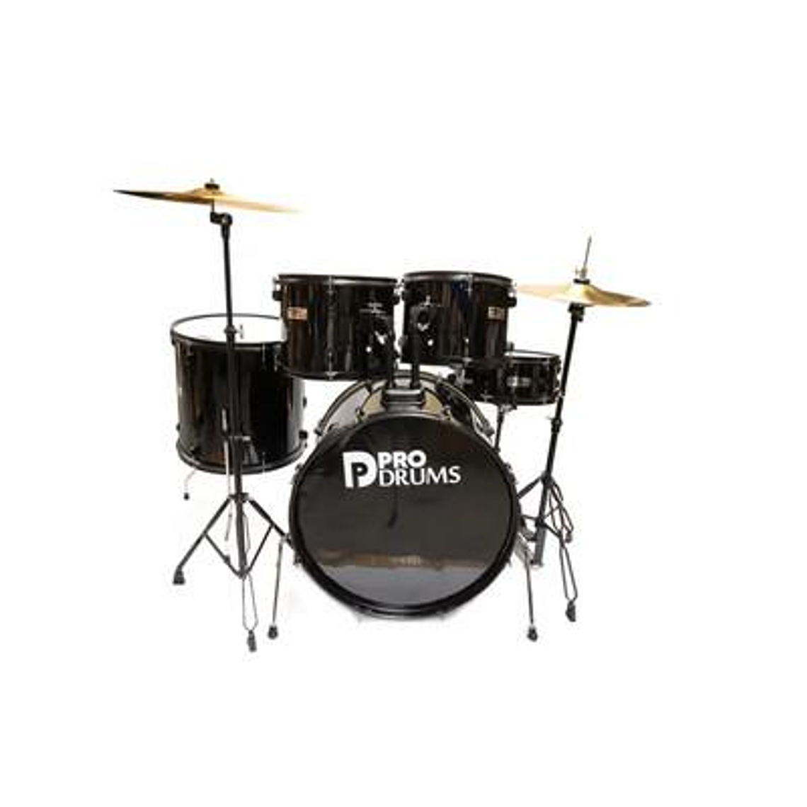 Bateria Acustica 5 piezas Pro Drums PRD04-BK 1