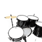 Bateria Acustica 5 piezas Pro Drums PRD04-BK - Miniatura 4