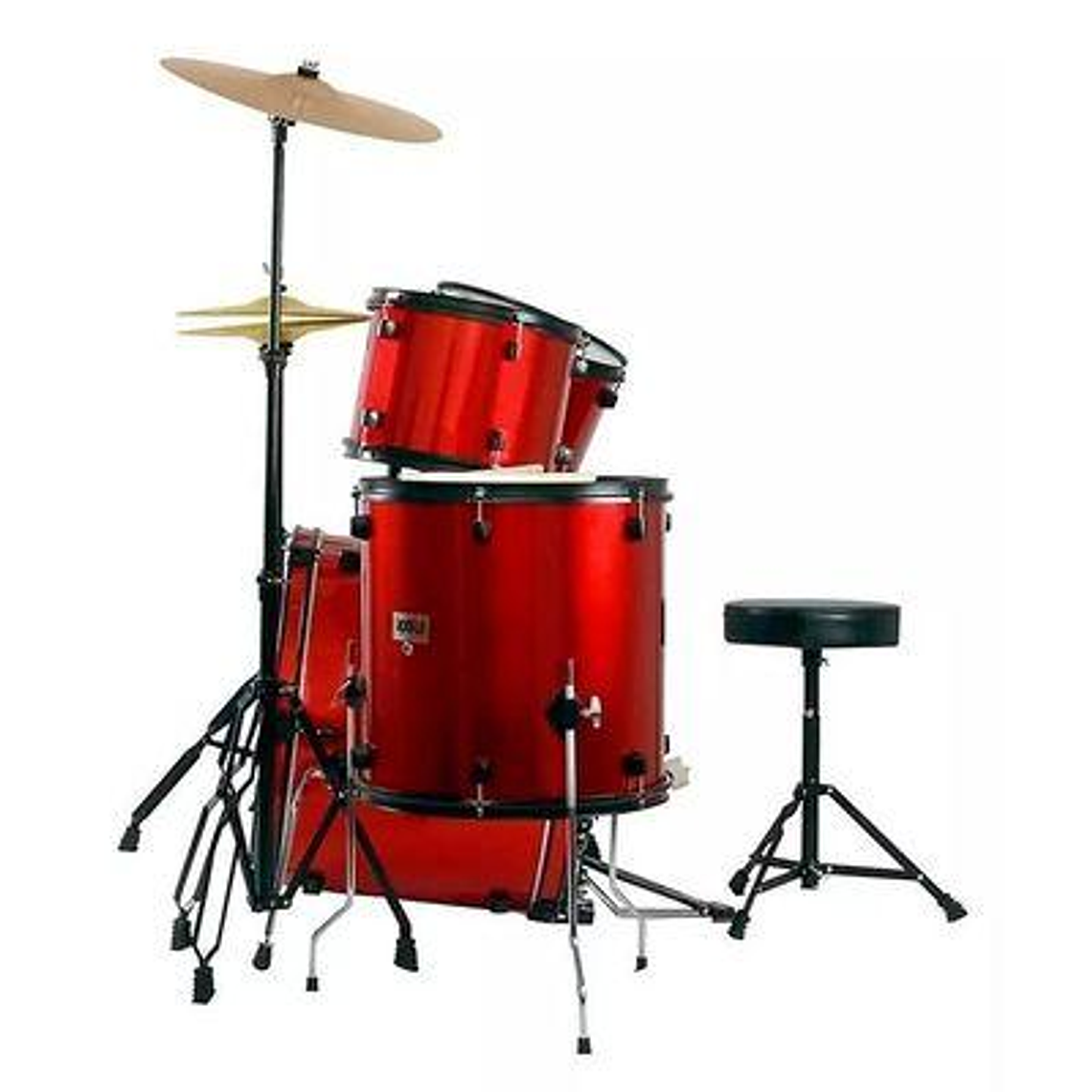 Bateria Acustica Junior Apollo EBNI5 Roja 2