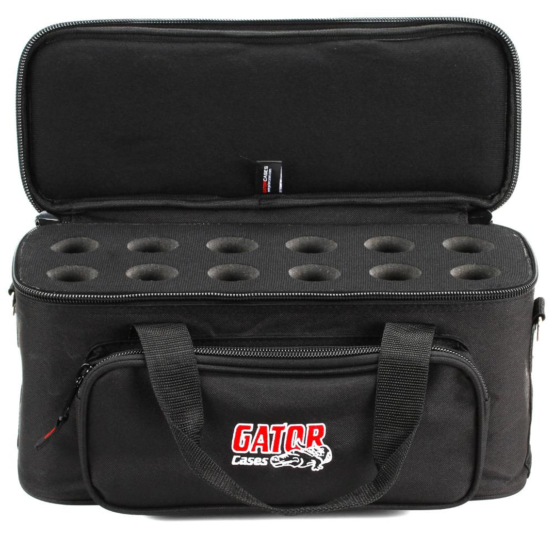 Bolso acolchado para 12 microfonos Gator Cases GM-12B 1