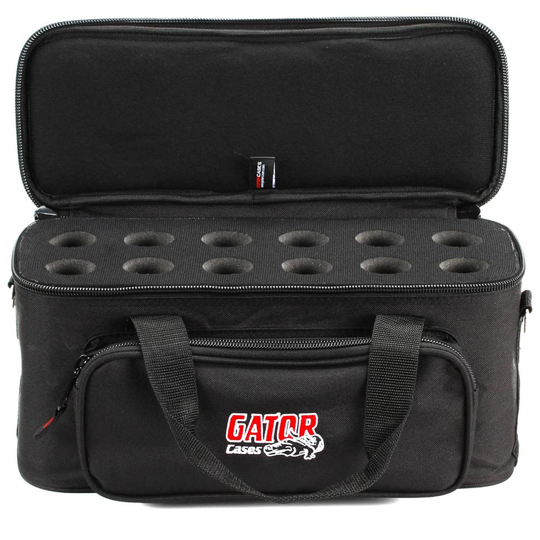 Bolso acolchado para 12 microfonos Gator Cases GM-12B 1