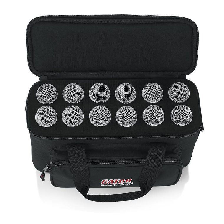 Bolso acolchado para 12 microfonos Gator Cases GM-12B 3