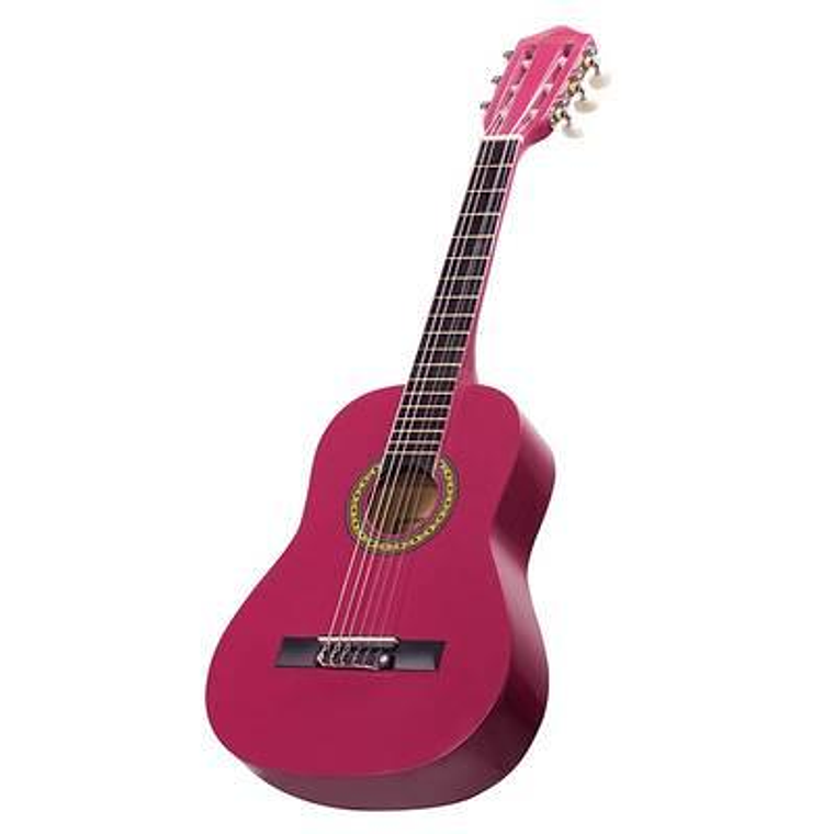 Guitarra Acustica para niño Mercury MGN01 Rosa 2