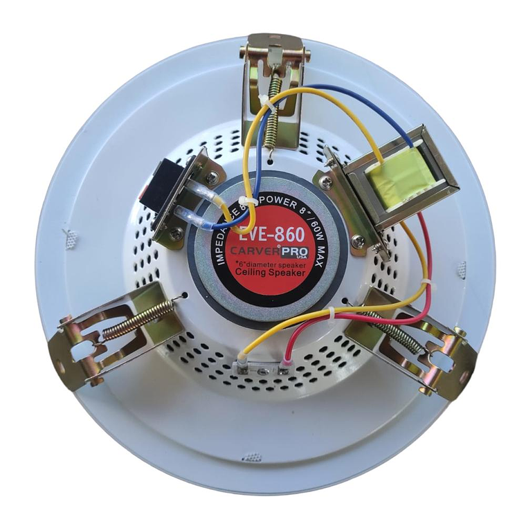 Parlante Ambiental de Cielo CarverPro EVE-860 2