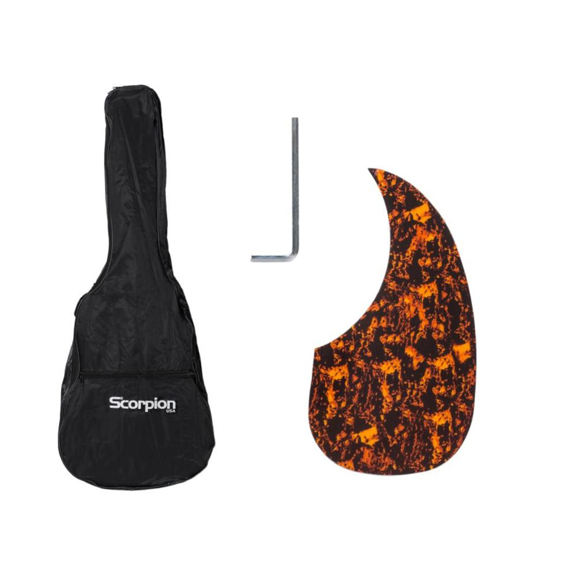 Guitarra 12 cuerdas electroacústica Scorpion SCG-12 EQ-N 6