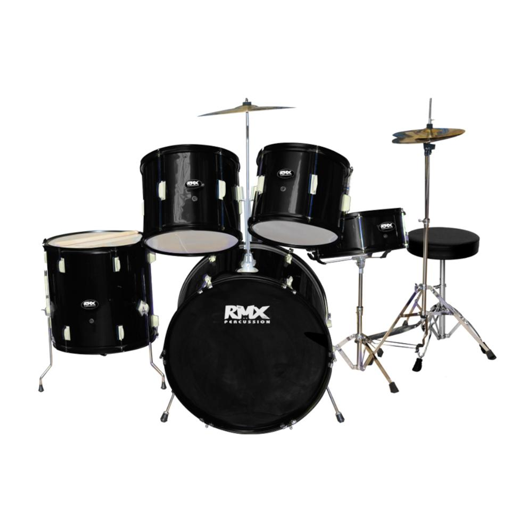 Batería acústica de 5 piezas RMX RM-802 BK