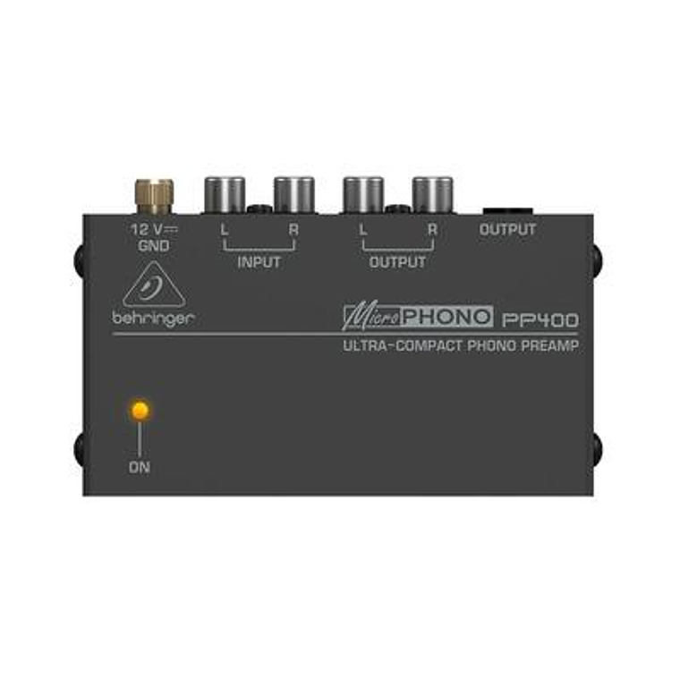 Preamplificador Phono Ultra Compacto Behringer PP400 1
