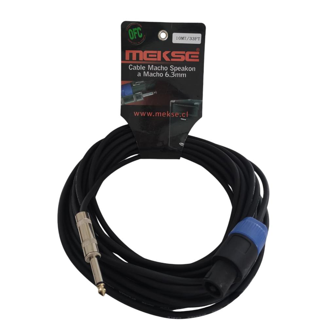 Cable Speakon-Plug 10 metros Mekse SPP-10MT 1