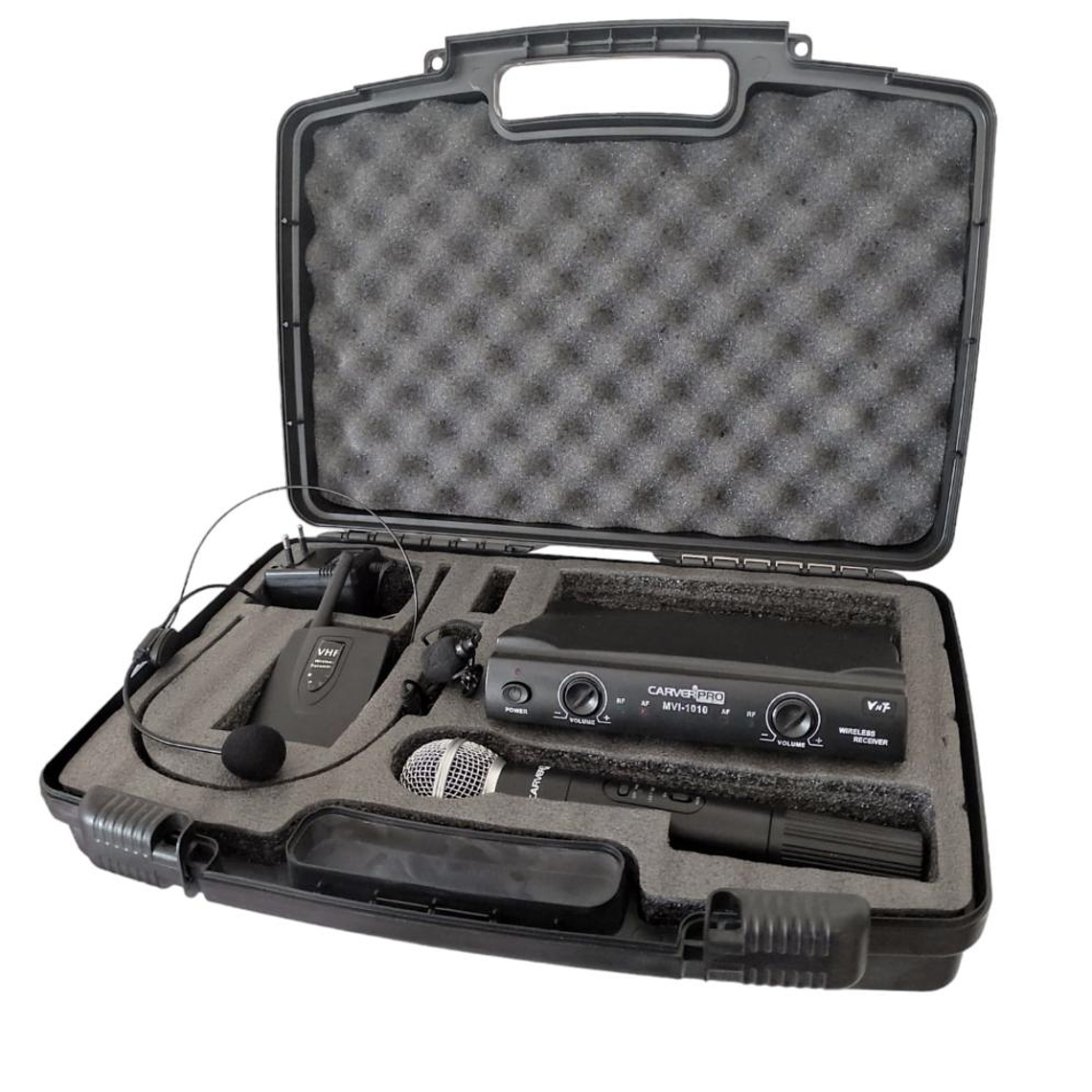 Set Inalambrico Mano+Cintillo+Solapa CarverPro MVI-1010 3