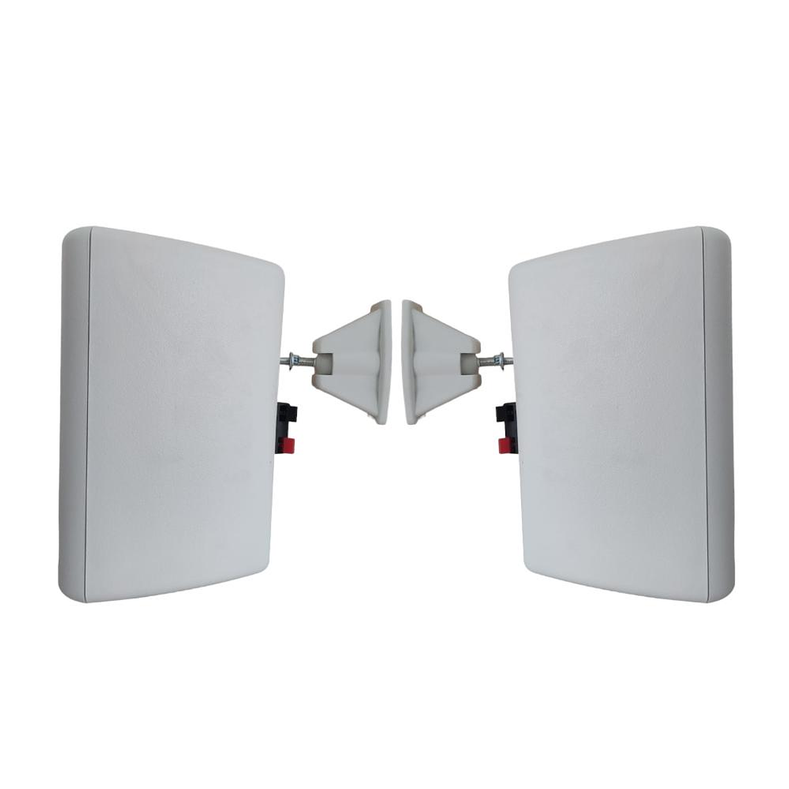 Parlantes Ambientales Tecshow DOME W4.5 Blanco (par) 3