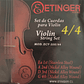 Set de cuerdas para violin 4/4 Etinger ECV-350 - Miniatura 1