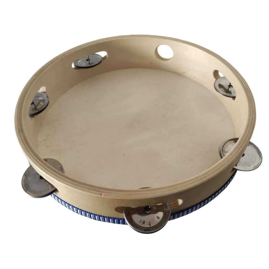 Pandereta de madera 8 pulgadas RMX PD-8 azul 2