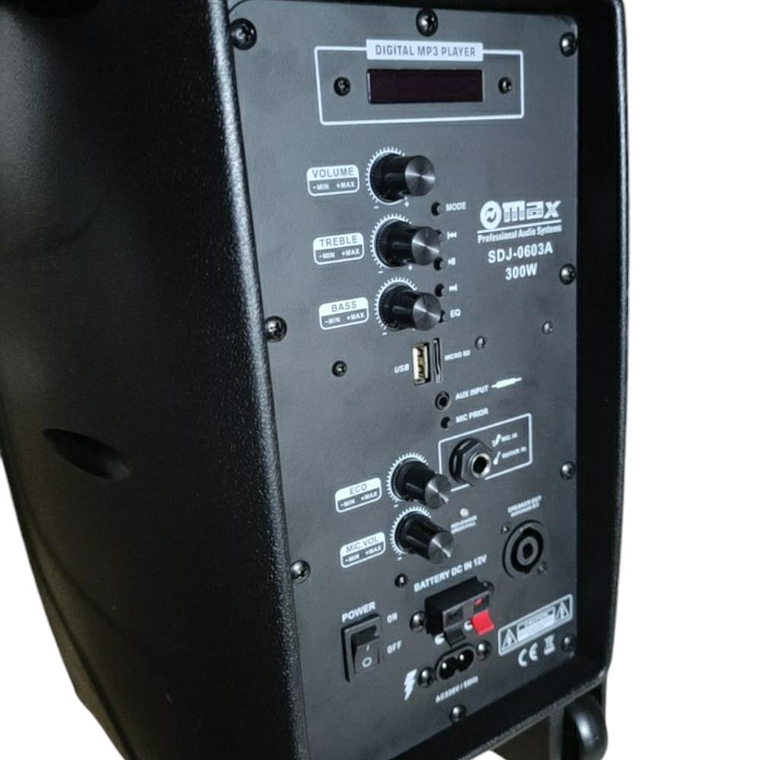 Parlante Portátil 8 pulgadas Max SDJ-0603A 3