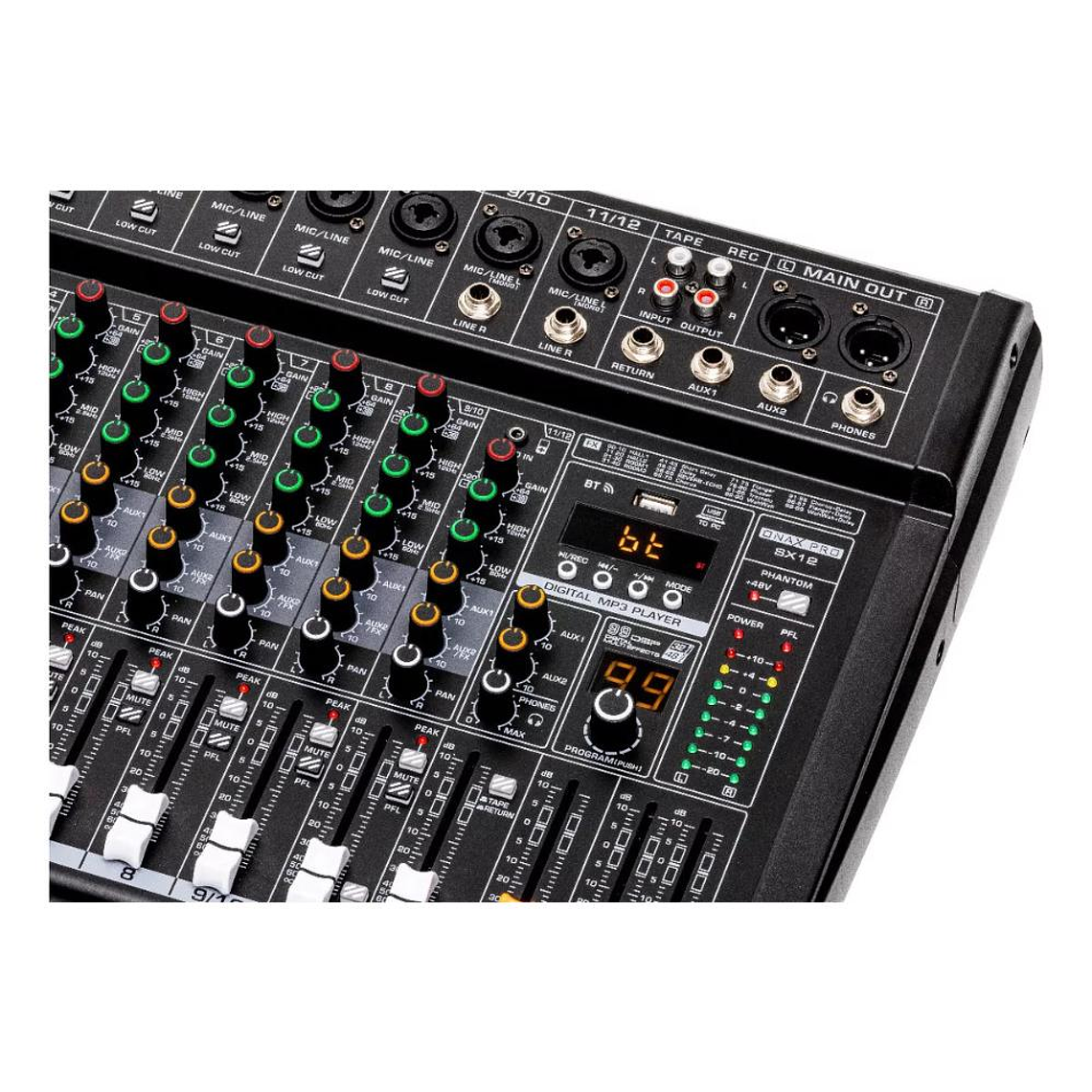 Mixer Amplificado 12 canales Onax Pro SX12 2