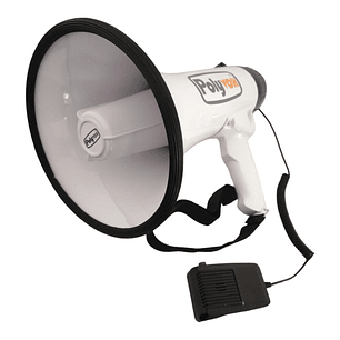 Megafono Portatil de 20W Polyvox PYV-110A Blanco
