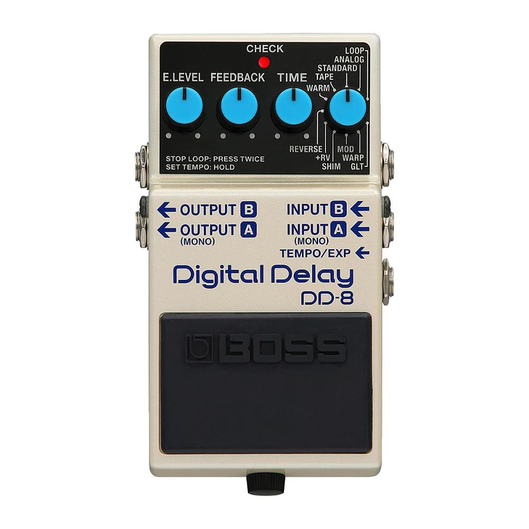 Pedal de efecto Boss DD-8 Digital Delay 1