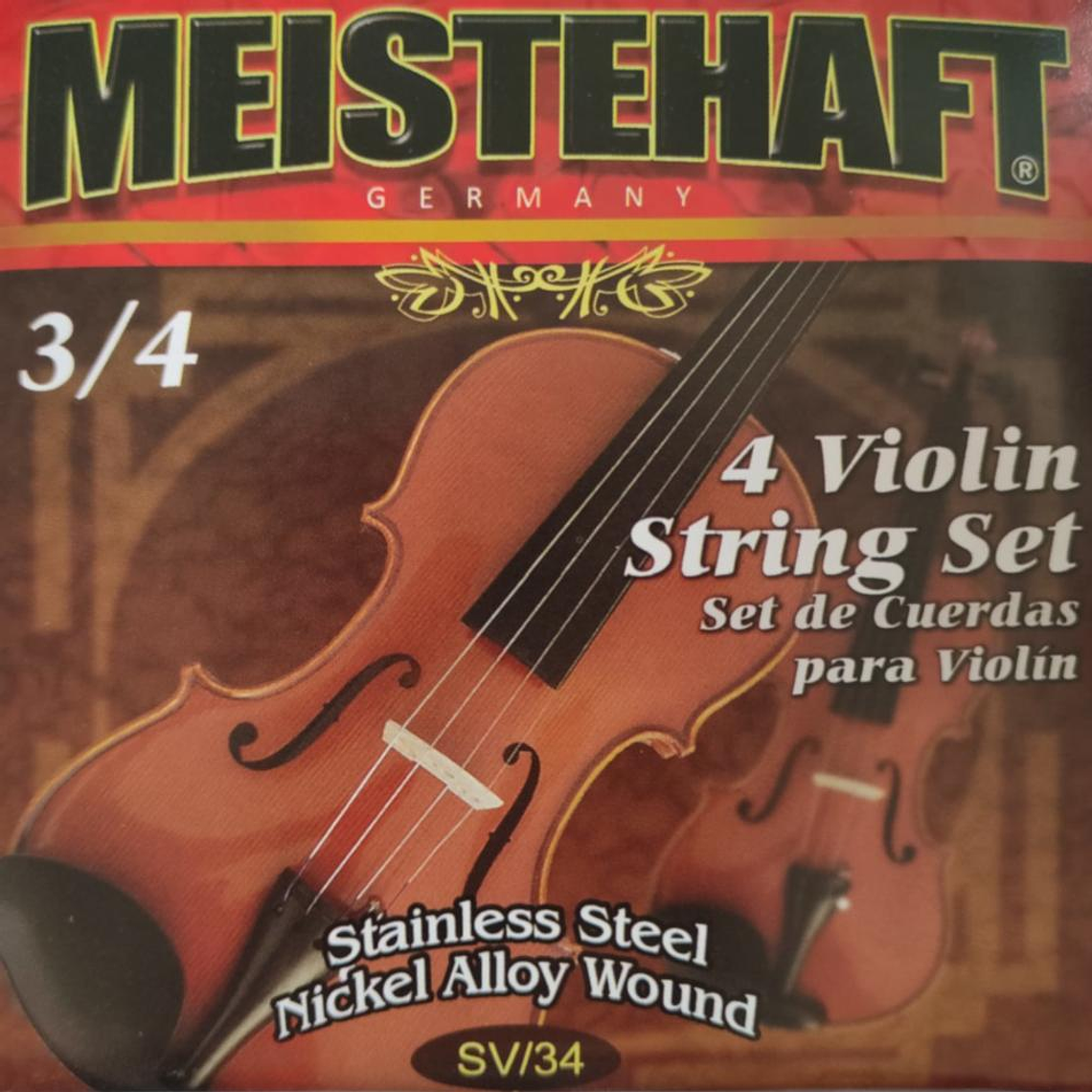 Set de cuerdas para violin 3/4 Meistehaft SV/34 1