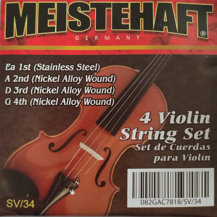 Set de cuerdas para violin 3/4 Meistehaft SV/34 2