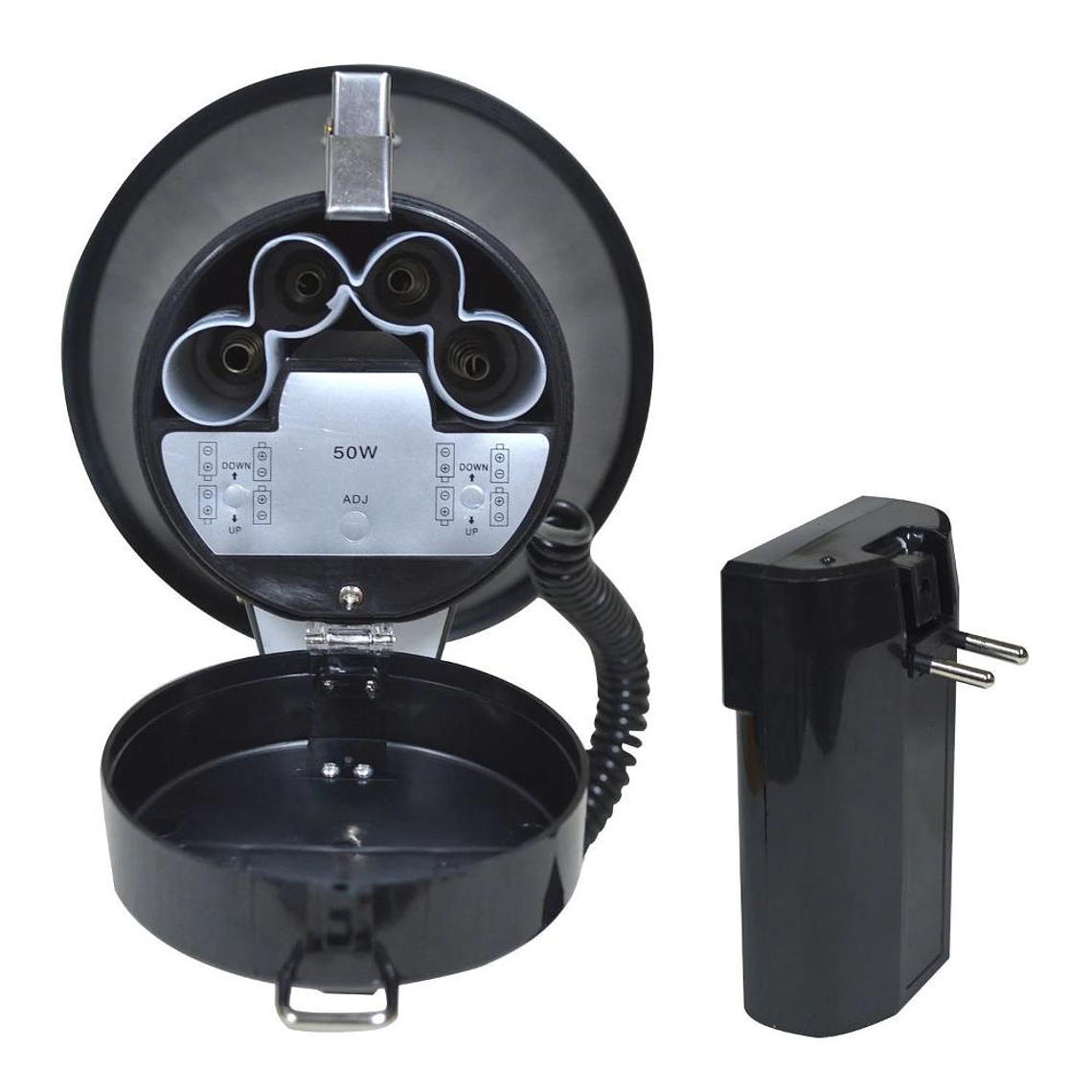 Megafono Recargable de 50W Polyvox PYM-181 AU/BK 4