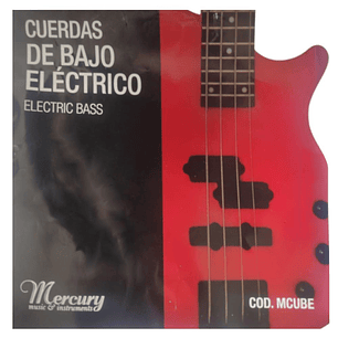 Cuerdas para Bajo Electrico Mercury MCUBE