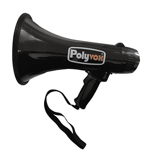 Megafono Portatil de 20W Polyvox PYV-101A Negro