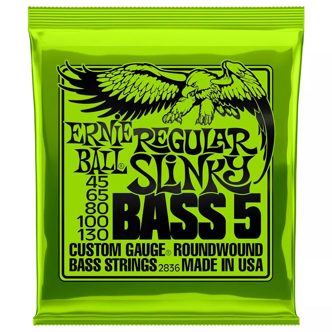 Set 5 cuerdas para bajo Ernie Ball Slinky Bass 5 P02836 1