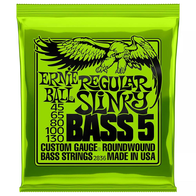Set 5 cuerdas para bajo Ernie Ball Slinky Bass 5 P02836 1