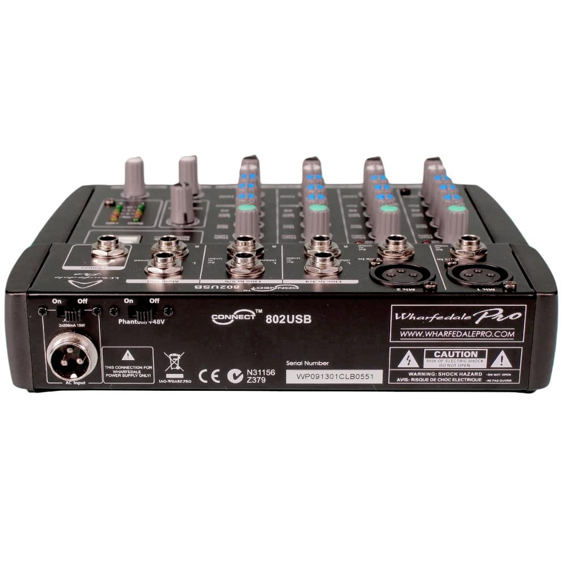 Mixer Analogo 6 canales Wharfedale Connect 802USB 2