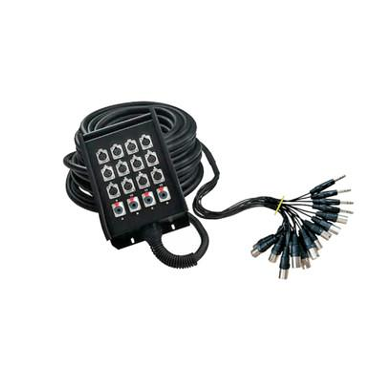 Multipar de 12 x 4 canales 20 mts TRS Mekse 12420 1