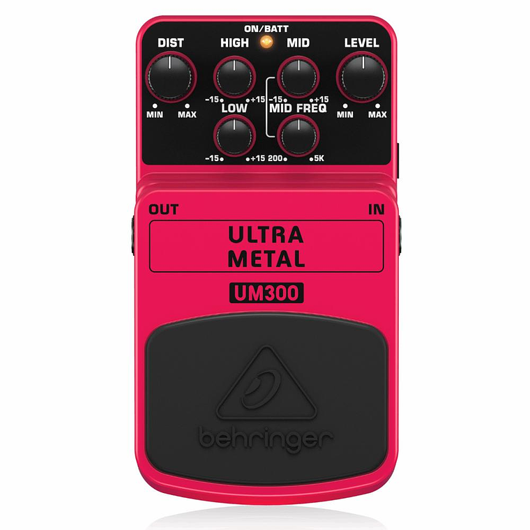 Pedal de Efectos Behringer Ultra Metal UM300 1