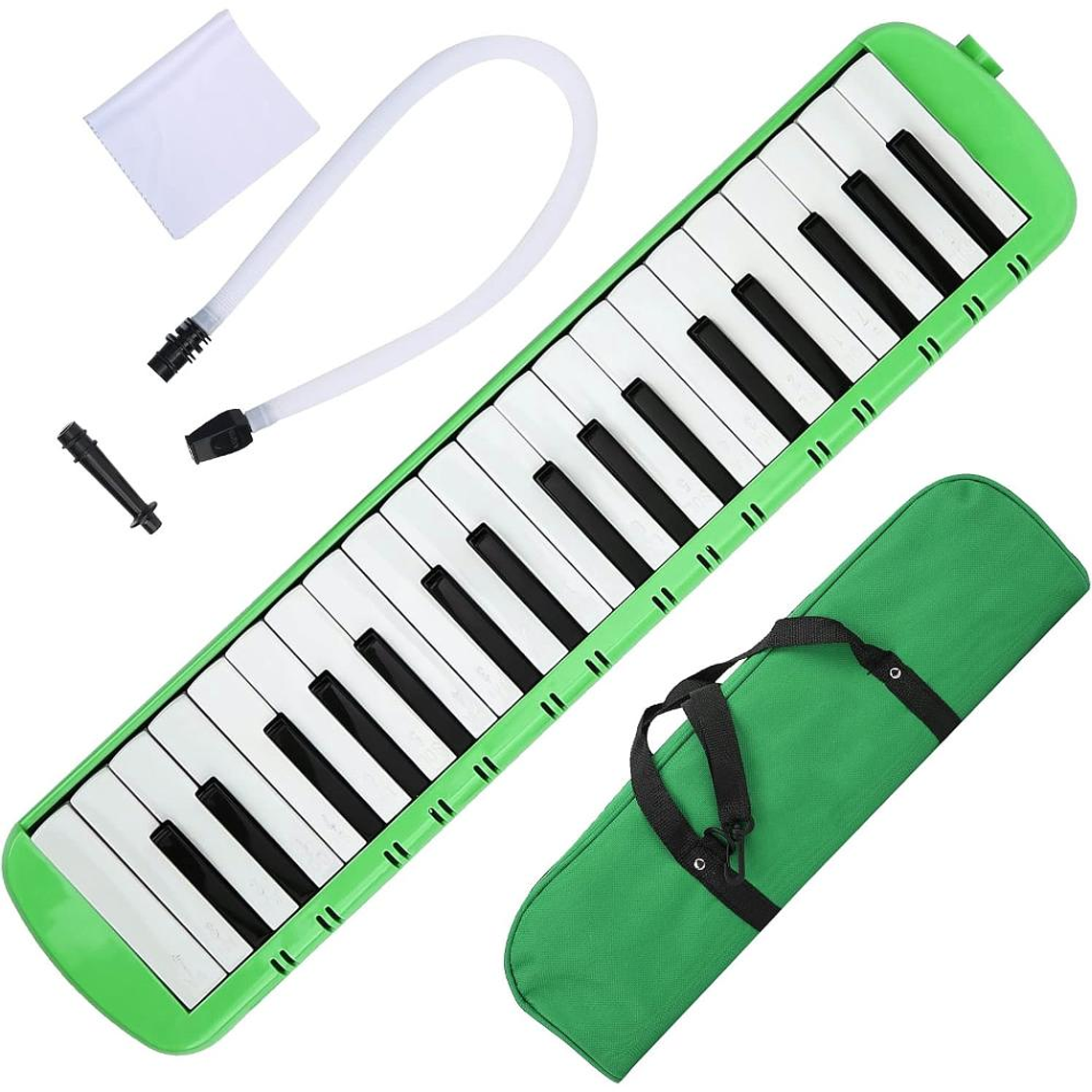 Melódica 37 Notas Etinger ERN-370/V Verde 1