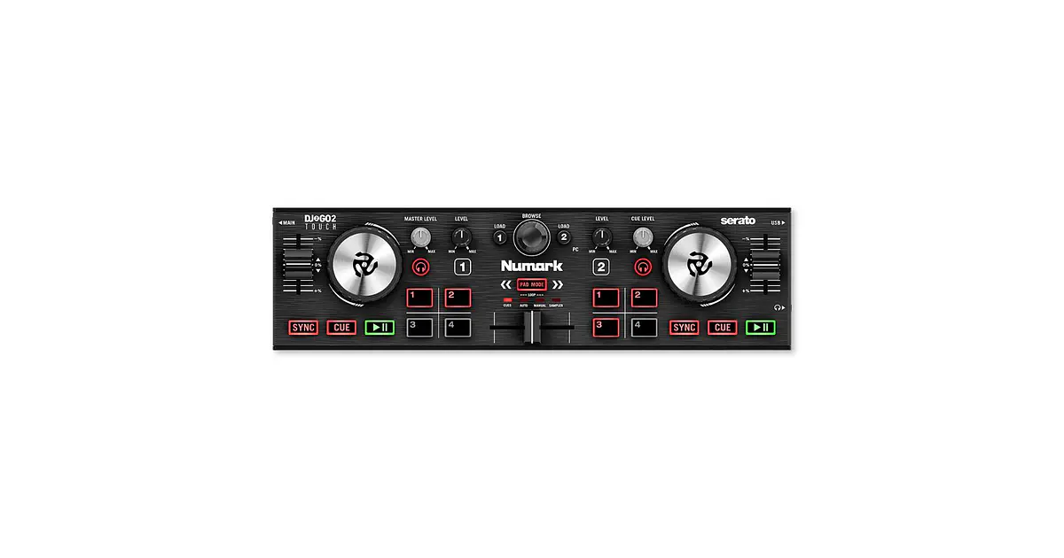 DJ Mini Controlador Numark DJ2GO2 Touch