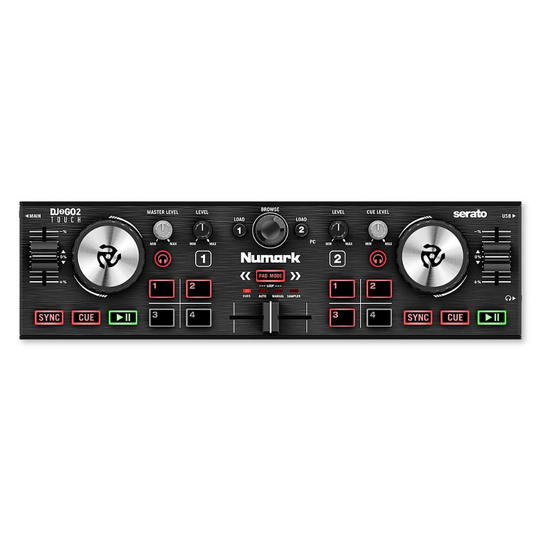 DJ Mini Controlador Numark DJ2GO2 Touch 1